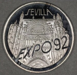 1992年 ポーランド 銀貨 200,000 ズウォティッチ セビリア万博 プルーフ