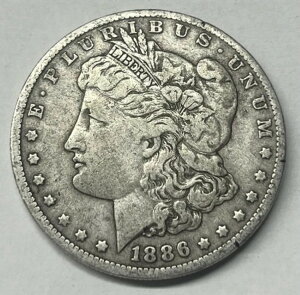 1886-O モルガン 1ドル 90% 銀貨