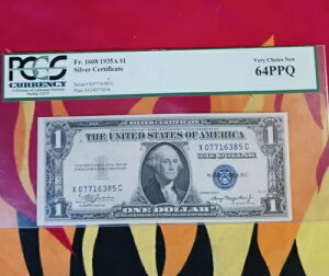 1935A 1hݏؖ PCGS 64. ʒu킹G[AXCubN