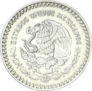 メキシコ 1オンス 1992年 リベルタ、勝利の女神 銀貨 1オンス-