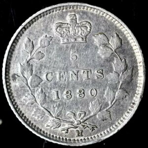 1880-H Ji_ 5Zg ASW 0.0691 KM#3 - XF