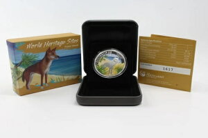 オーストラリア 2013年 世界遺産 フレーザー島 1ドル銀貨 プルーフコイン