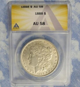 1888N ANACS AU 58 K݁AAJO 1h