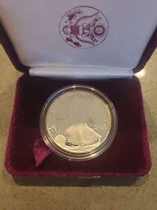 1986-S �A�����J���C�[�O�� 1 �h�� S$1 USD 1 �I���X-T .999 ����v���[�t�R�C���B