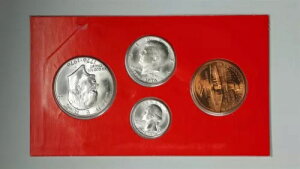 1976N AJ 200NLOLOiZbg 40% Vg 25Zg JFK 50Zg IKE $