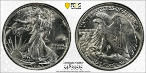 1943N 50Zg Vo[ EH[LO oeB n[t h PCGS MS 63 zCg Viz_[t