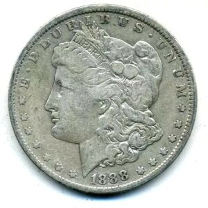 1888�N O VF ���[�K���h�� ���ɗǍD�ȏ�� �č��� 90% �V���o�[ �I���W�i�� ���A���R�C�� #418