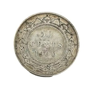 1900�N �J�i�_ �j���[�t�@���h�����h �C�M���X ���B�N�g���A���� �A���e�B�[�N �V���o�[ 50�Z���g #6003