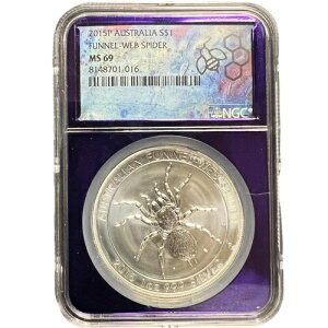 2015N I[XgA 1h t@lEFuXpC_[ 1IX .999 Vo[ MS69 NGC p[vRA
