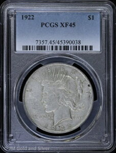 1922-P 1h s[X PCGS XF 45