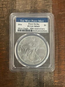 2016N 1h AJ Vo[ C[O ~ PCGS MS69 ~ t@[Xg XgCN ~ EFXg|CgŒ