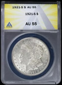 1921-S 1h K ANACS AU 55
