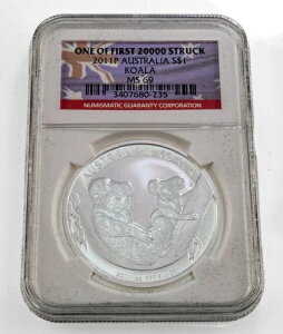 2011-P �I�[�X�g�����A S$1 �R�A�� NGC MS69 �|�[�`�t�� ����20,000����1��