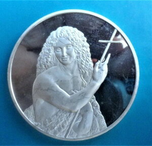 LEONARDO DA VINCI- S.GIOVANNI BATISTA - �V���o�[ ?50,9mm-51,9gr