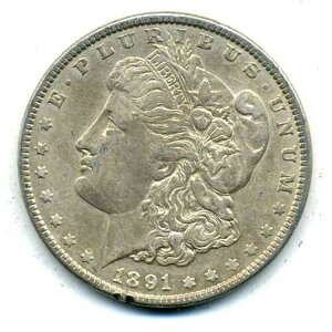 1891 P XF K _[ 100 Zg AJ 90% Vo[ 1 h US GNXgt@C RC #969