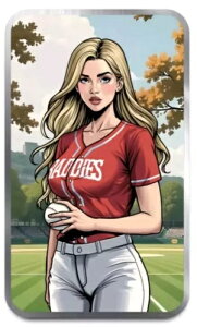 Bullion Baddies �V���[�Y II Homerun Haley �J���[ 1 �I���X �V���o�[�o�[�iCOA �t���j
