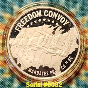 Disme FREEDOM CONVOY 1�I���X .999 ���⃉�E���h �������̑哝�̃h�i���h J. �g�����v!