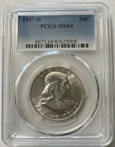 1957N D tNVo[ 50Zg n[th PCGS u[x MS64