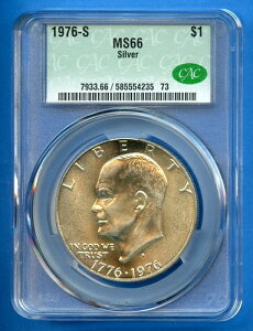 1976 S MS66 CAC AC[n[ 1h č  1976-S MS-66 CACG