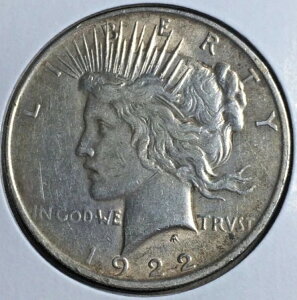 1922年 アメリカ合衆国 平和銀貨 1ドル .900 (662)