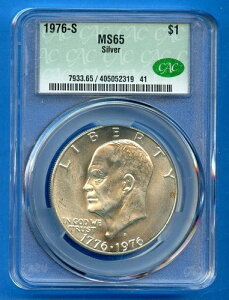 1976 S MS65 CAC AC[n[ 1h č  1976-S MS-65 CACG