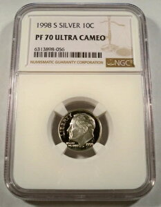 1998-S 10Zg Vo[ NGC PF70UCAM v[t [Yxg _C EgJI PR 70 DC