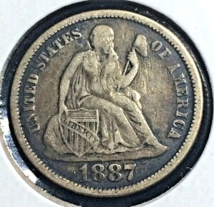 1887N AJO 10Zg _C .900 - ȂȐ_ (863)