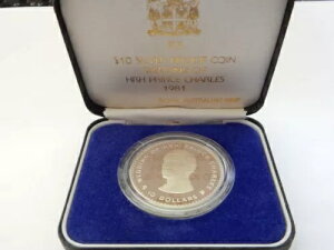 1981年フィジー92.5%銀プルーフ10ドル硬貨〜チャールズ皇太子殿下のロイヤルウェディング