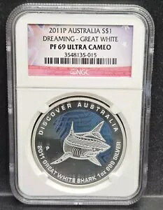 2011N I[XgAY zzWU 1IX .999 Vo[ - h[~OV[Y - NGC PF69 UCAM