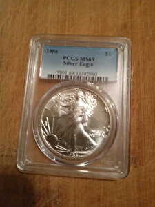 1986N PCGS MS69 AJEVEC[ORC ɍ؂ȓvX`bNz_[