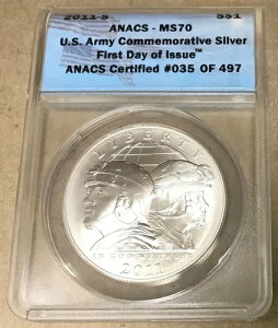 2011 S AJR $1 ANACS MS70 s