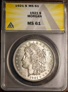 1921N 1h K MS 61 ANACS # 7472452 Viz_[ + {[iX