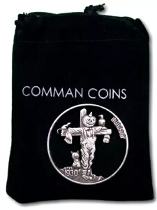 ホーボーコイン カットコイン かかし カボチャ頭 ハロウィン 怖い アメリカ アメリカンアート ドル