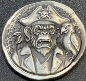 2025N Mutiny Metals Bad Monkey Parrot 1IX .999 t@CAeB[N nC[t Vo[