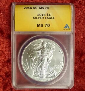 2016 ANACS MS 70 AJC[O݁A1IX .999  MS 70 $1