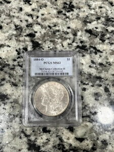 1884N - O K PCGS MS62 }N[RNV II