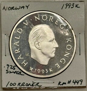 1993N mEF[ 100N[litBMAXP[gjv[t - KM#449