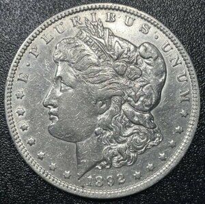 1892�N O �����K�� �V���o�[ �_���[ $1 �`���C�X XF �ڍ� �G�N�X�g���t�@�C���N���[�j���O�ς�