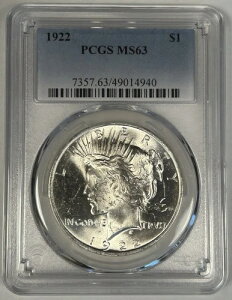 1922Ns[XVo[1hRC PCGS MS 63