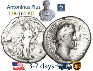 �Ñネ�[�}�鍑�R�C�� �V���o�[ �f�i���E�X �A���g�j�k�X �s�E�X 138-161 AD #14955