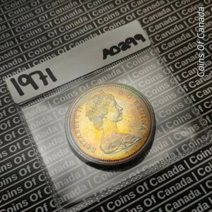 1971NJi_  ꂢȐF IO1871-1971N #coinsofcanada