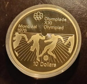 1976�N�J�i�_ 10�h�� �X�^�[�����O�V���o�[ BU�R�C�� �T�b�J�[ �����g���I�[���I�����s�b�N 1976