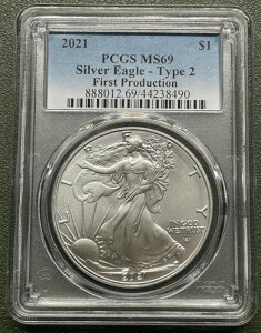 2021N 1h AJ Vo[ C[O ^Cv2 MS69 񐶎Y - 