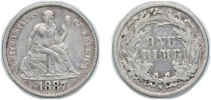 �A�����J���O�� 1887 S 1 �_�C�� �V���o�[ XF