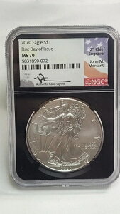 2020N ASE Vo[C[Oh NGC MS70 ubNz_[ WE}[JeB