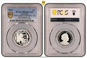 I[XgA 2022 O[gI[W[RCng B 1hVo[v[tRC PCGS PR69DCAM #0901