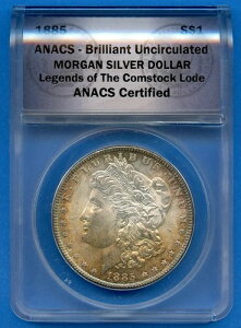 1885 P ANACS �����K���h�� 1�h�� �č���� BU ������ �R���X�g�b�N�z�� 1885-P