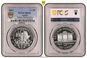 I[XgA 2013 EB[ tBn[j[ 1.5 [ ?1.5  PCGS MS69...