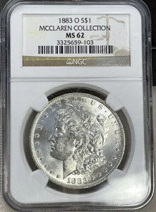 1883N O KE_[ MS62 NGC č 1h - }N[ERNV