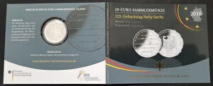 �h�C�c 20���[�� 2016�N�L�O�R�C�� 125. Geb. Nelly Sachs �v���[�t SP126462-